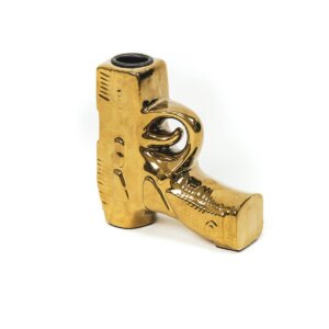 HV Gun Candleholder - Gold