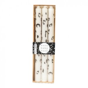 HV Kaarsen Panterprint Set of 3